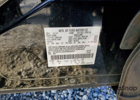 2017 Ford Edge Sel z USA, uszkodzony, nr VIN 2FMPK3J94HBB40663